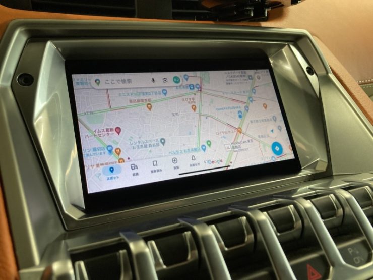 ランボルギーニ　アヴェンダドール　ミラーリング　ダッシュボード張替え　カーボンラッピング　カーボンドリンクホルダー　BOND　葛飾　東京都