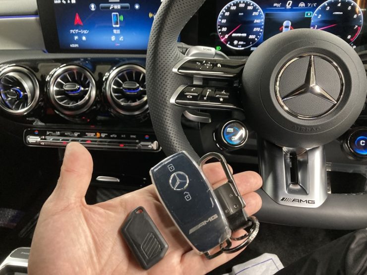 ベンツ　Aクラス　A45S　セキュリティ　ＩＧＬＡ　カーセキュリティ　ＢＯＮＤ　葛飾　東京都