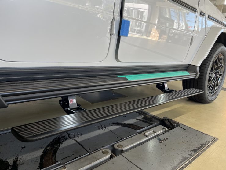 W465ブラックアウト ｹﾞﾚﾝﾃﾞﾌﾞﾗｯｸｱｳﾄ W465電動ステップ ｽﾃｯﾌﾟﾎﾞｰﾄﾞﾌﾟﾛﾃｸｼｮﾝ PPF