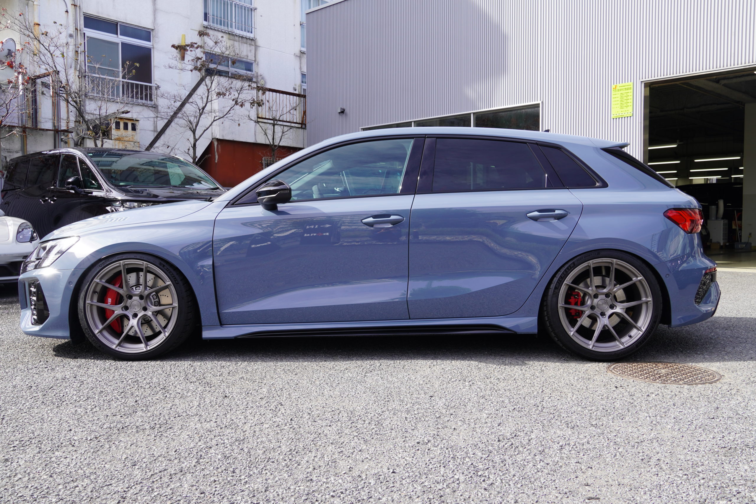 AUDI　RS3　ホイール　AK　FORGED　鍛造ホイール　KW　DDCサスペンション　BOND　葛飾　東京都