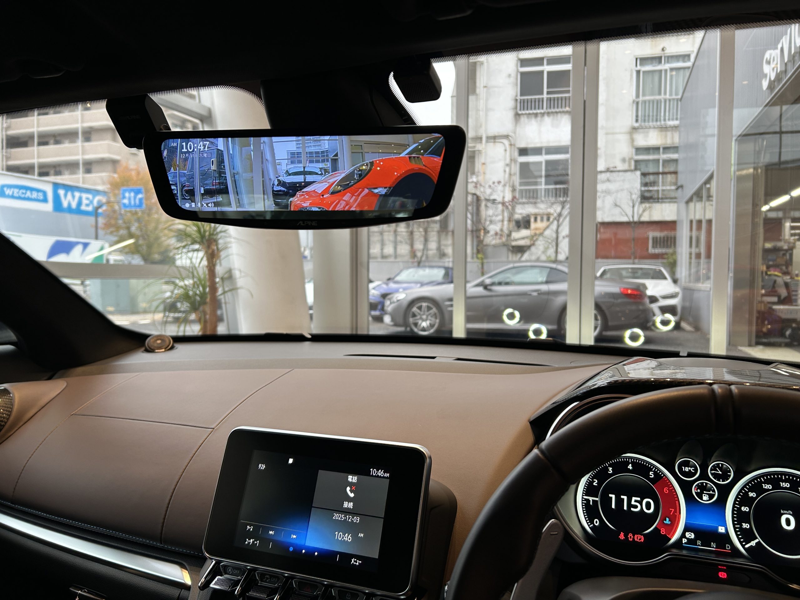 アルピーヌ　ALPINE　アルパイン　デジタルインナーミラー　A110GT　東京　葛飾