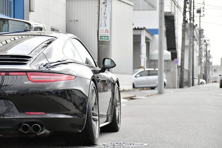 愛知県　名古屋市　ポルシェ　カスタム　ローダウン　スペーサー　Porsche　991　911　H&R