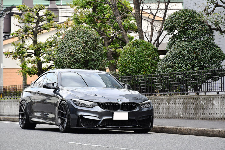 愛知県　名古屋　BMW　F82　M4　カスタム　ホイール　ローダウン　BCフォージド　20インチ　EH181