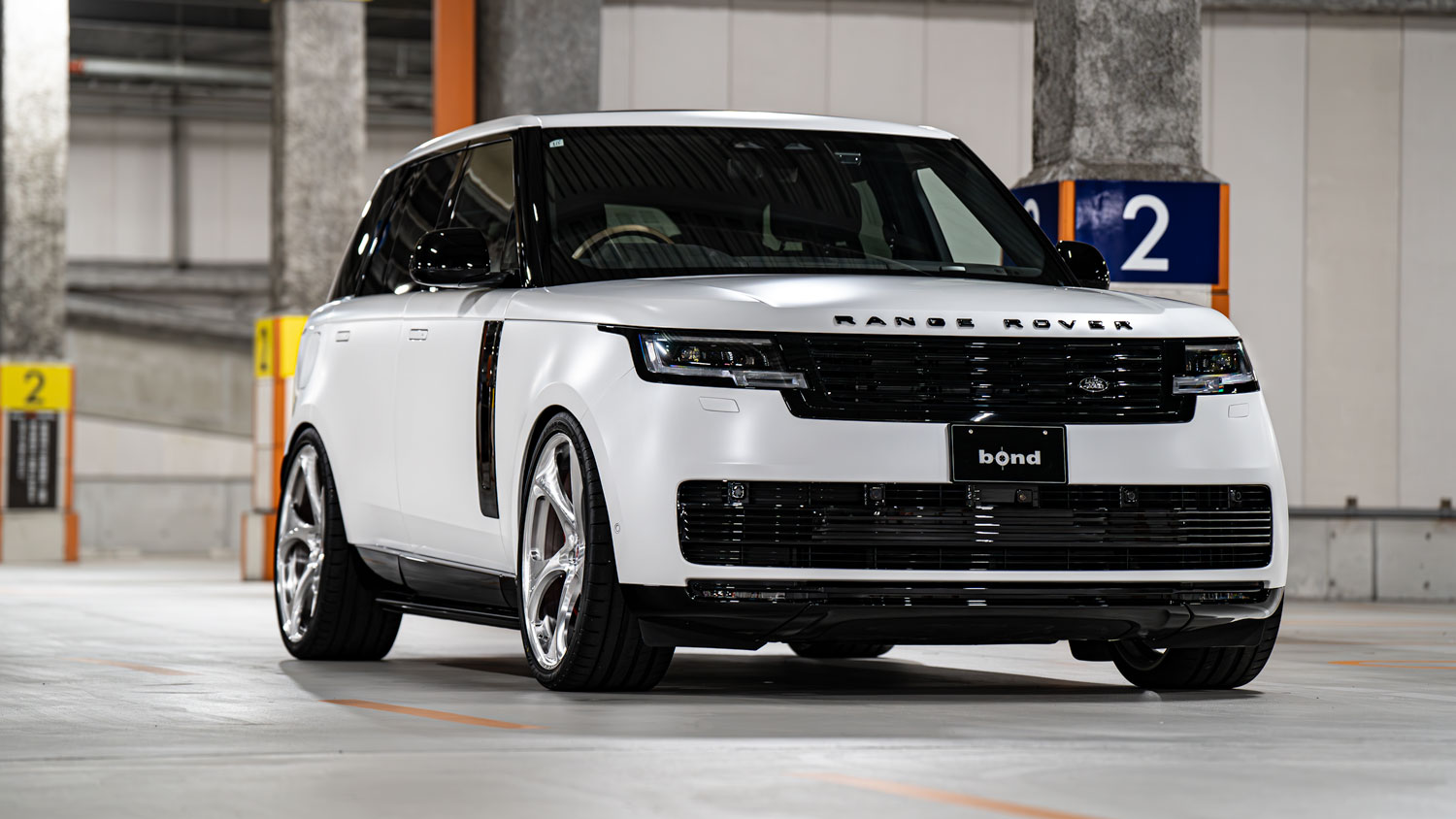 レンジローバー SV RANGEROVER ローダウン ホイール アメ鍛 HRE 522M 24インチ ブラックアウト プロテクションフィルム カスタム 名古屋