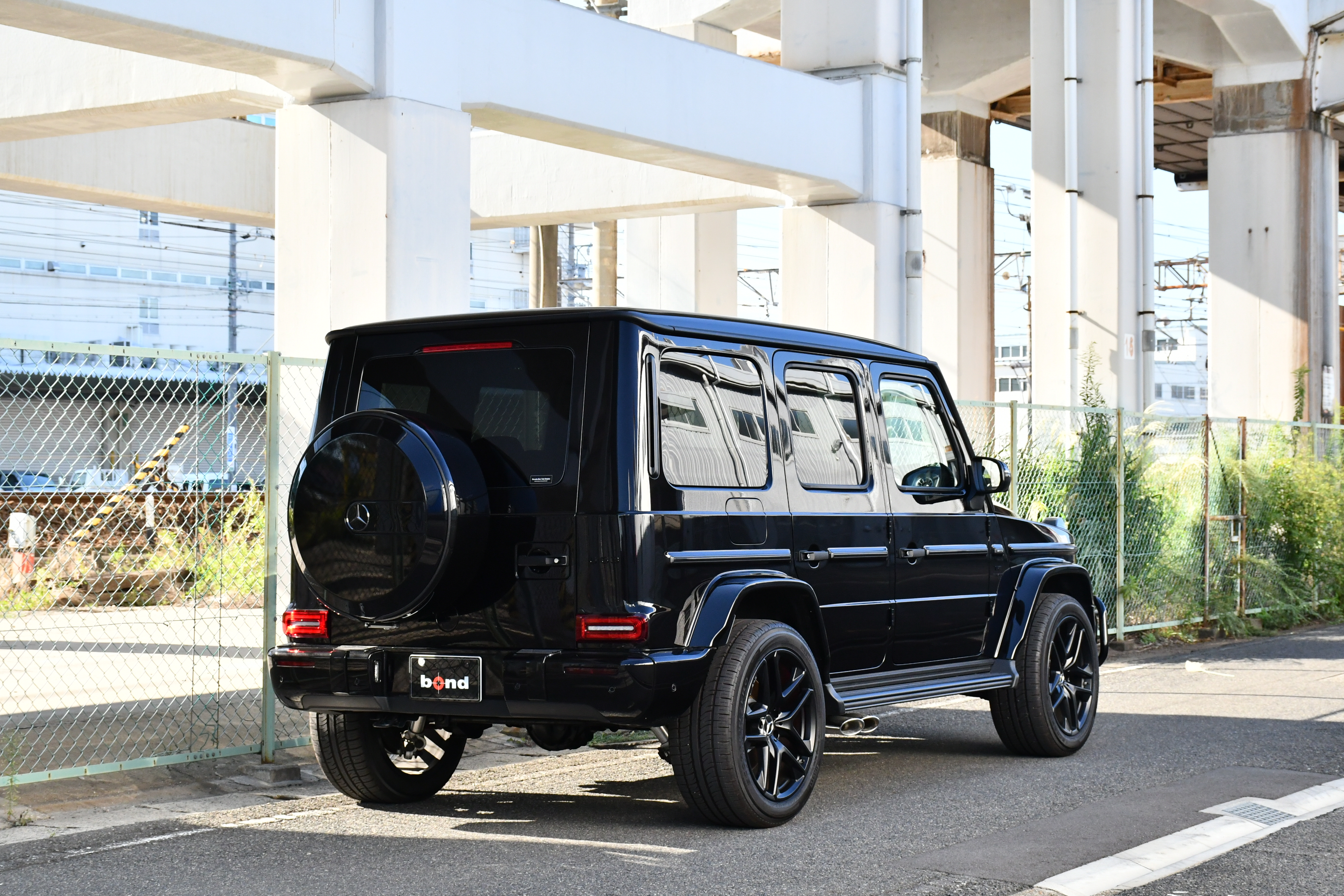 ボンドカーズ名古屋 bond cars NAGOYA ベンツ MercedesBenz MercedesAMG G63 マヌファクトゥーアインテリア+ マヌファクトゥーアプログラム+ オブシディアンブラック 左ハンドル W463A ブラッシュガード ブラックアウト 在庫車 新入庫