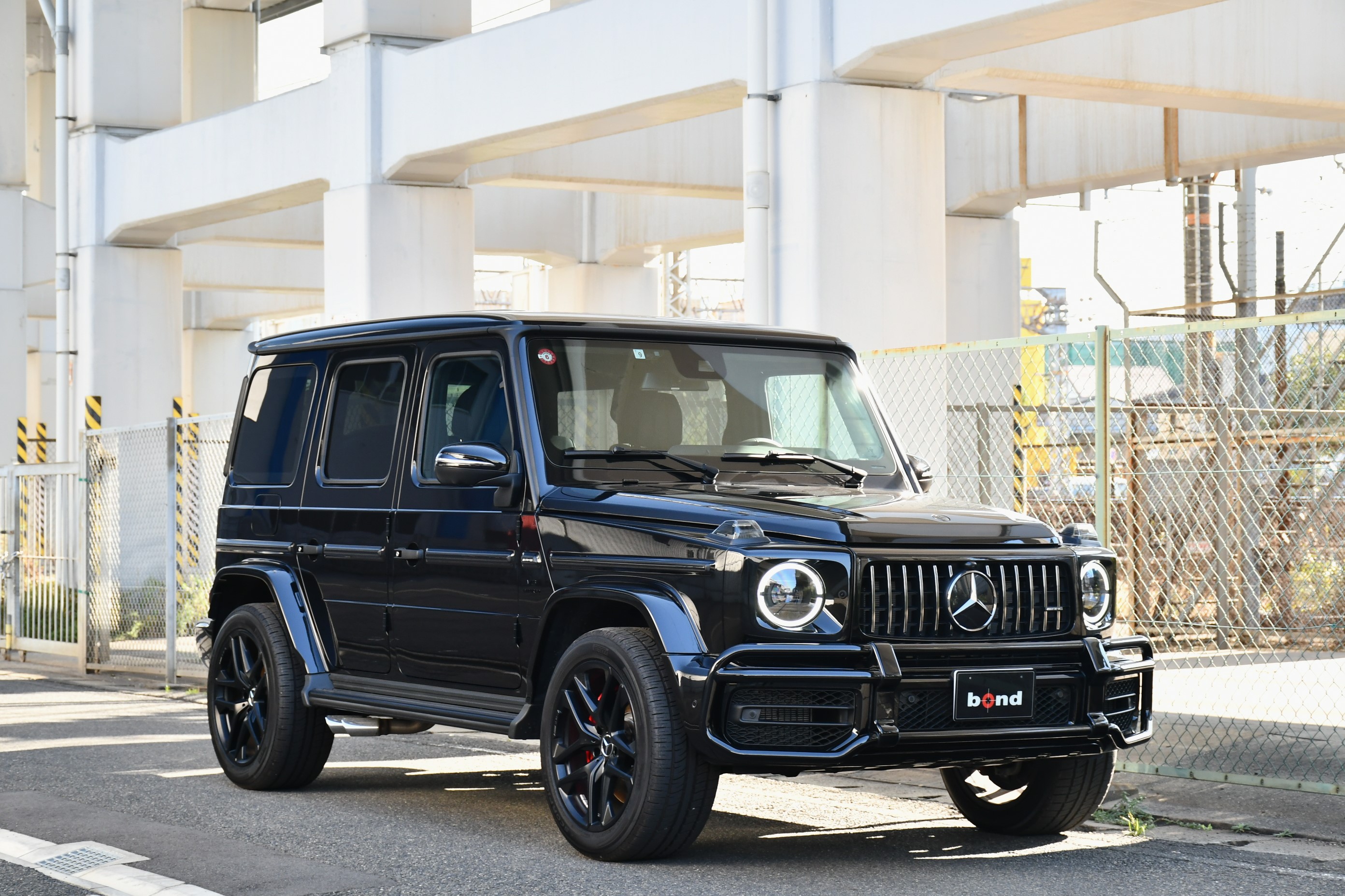 ボンドカーズ名古屋 bond cars NAGOYA ベンツ MercedesBenz MercedesAMG G63 マヌファクトゥーアインテリア+ マヌファクトゥーアプログラム+ オブシディアンブラック 左ハンドル W463A ブラッシュガード ブラックアウト 在庫車 新入庫