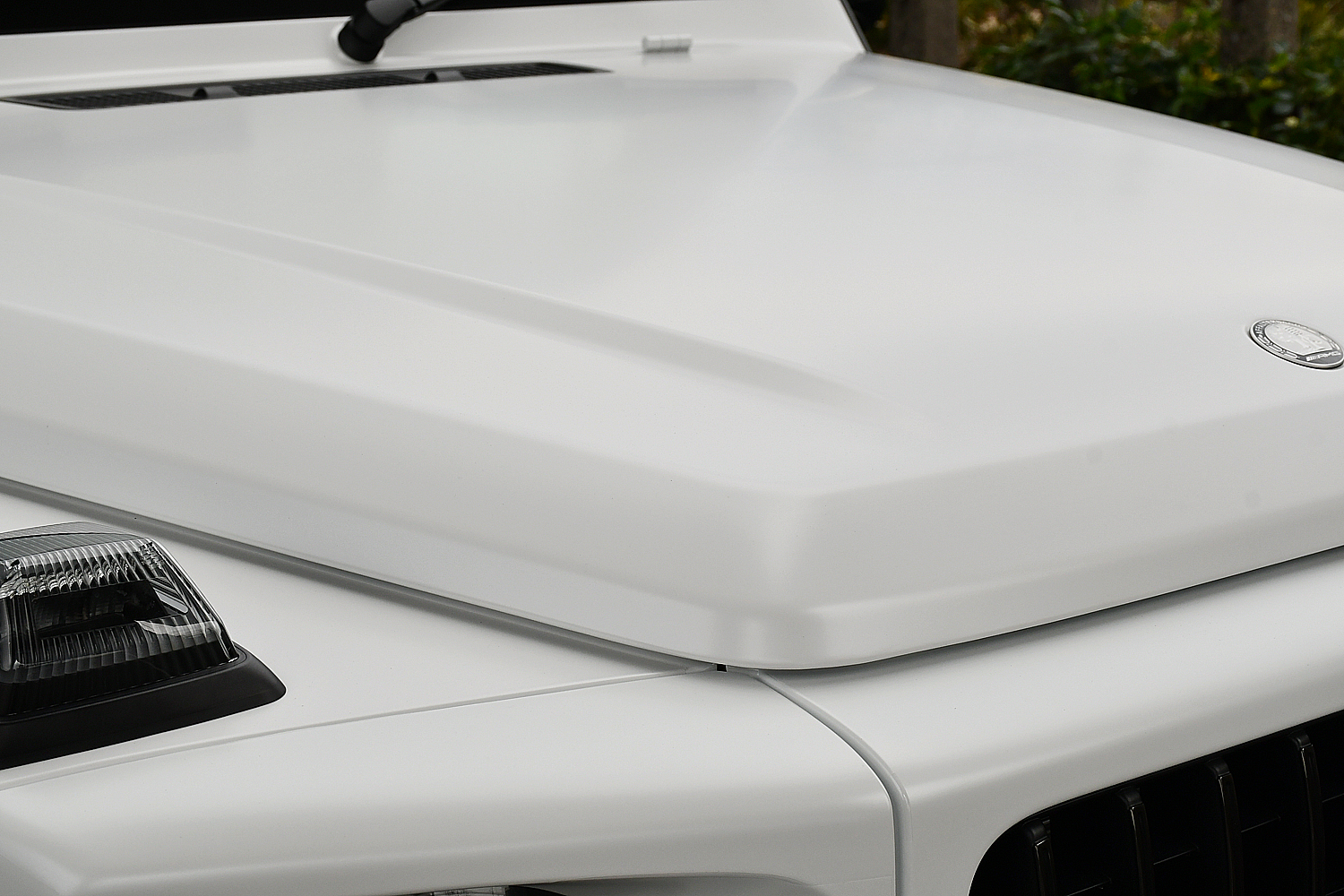 愛知県　名古屋　ベンツ　カスタム　AMG　W465　ローダウン　スペーサー　22インチ　ISC　プロテクションフィルム　マットオパリスホワイト　ボンド　ボンド名古屋