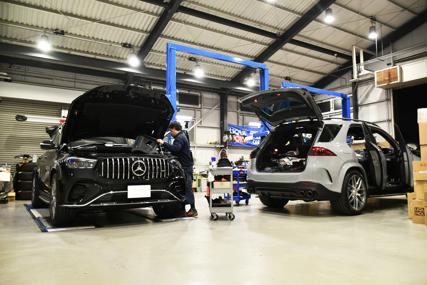 愛知県 名古屋 ベンツ カスタム W167 GLE53 リアモニター ファイヤースティック ボンド ボンド名古屋