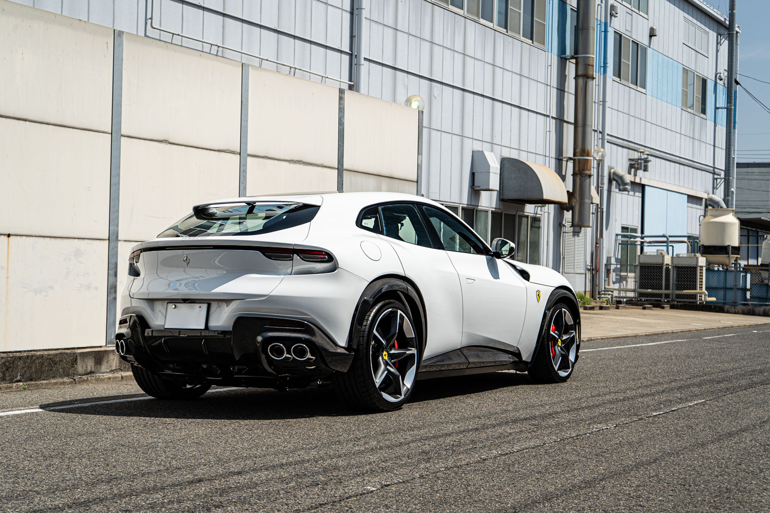 フェラーリ　プロサングエ　ローダウン　ダウンサス　NOVITEC　ノビテック　プロテクションフィルム　PPF　カスタム　名古屋