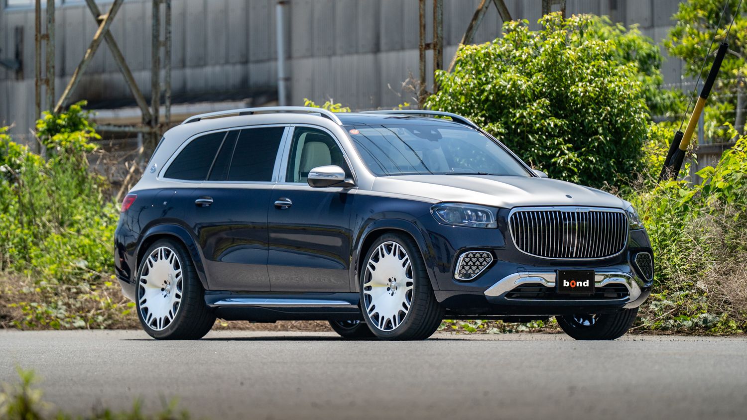 愛知県 名古屋 ベンツ カスタム マイバッハ GLSマイバッハ BRABUS ブラバス ローダウン DPPF SQ-NAVY INOZETEK SEQUEL FRAGMENT ラッピング 24インチ ボンド ボンド名古屋