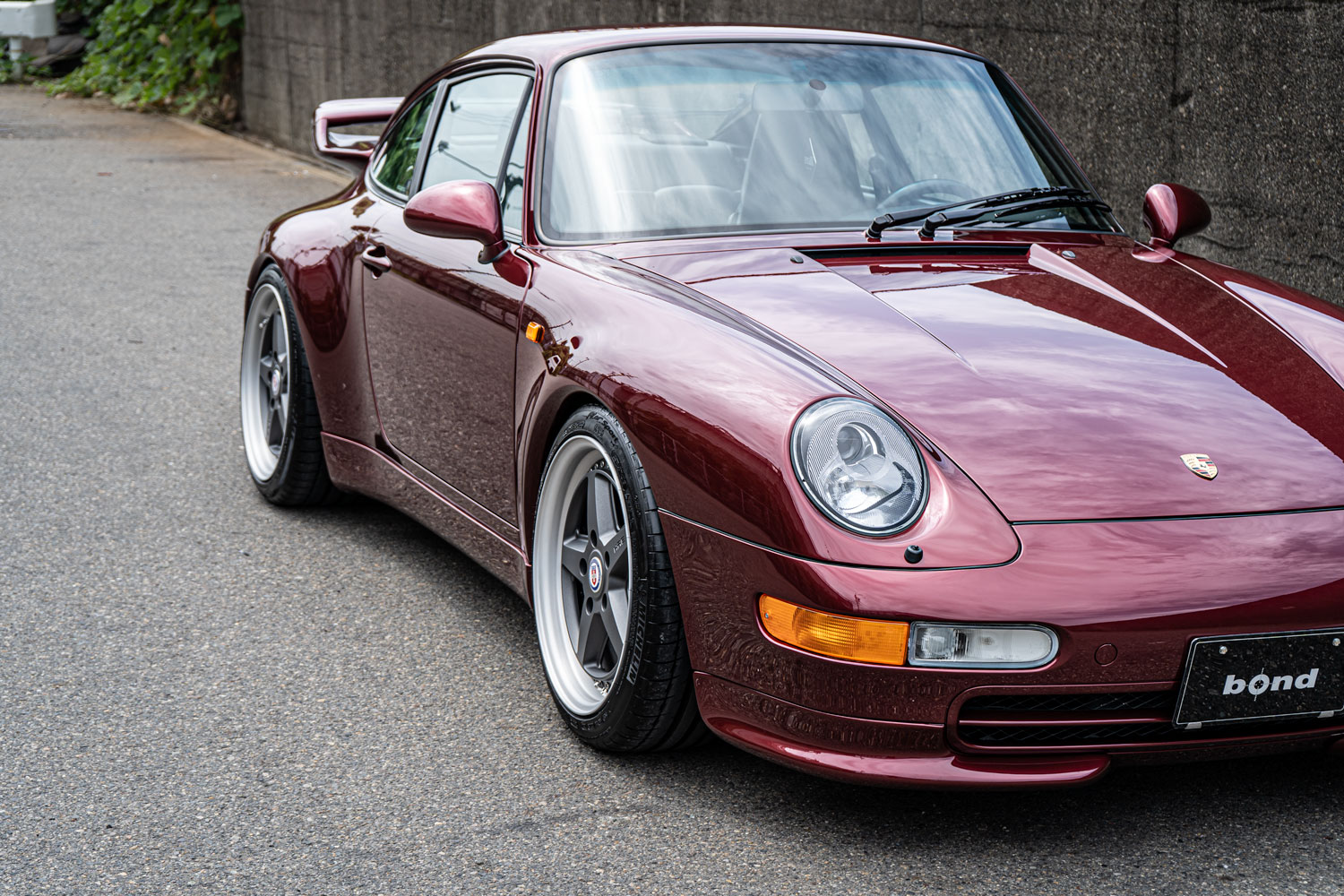 Porsche ポルシェ 993 ローダウン ホイール HRE アメ鍛 KW 車高調 カスタム 名古屋