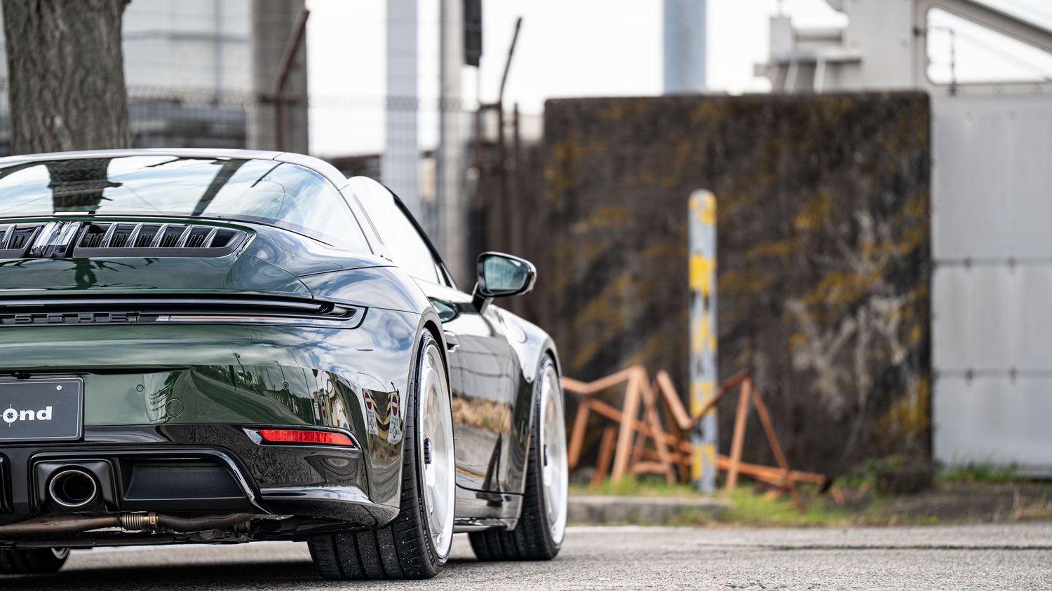 Porsche ポルシェ 992 992.2 タルガ4 GTS Targa ローダウン H&R HRE ホイール カスタム 名古屋