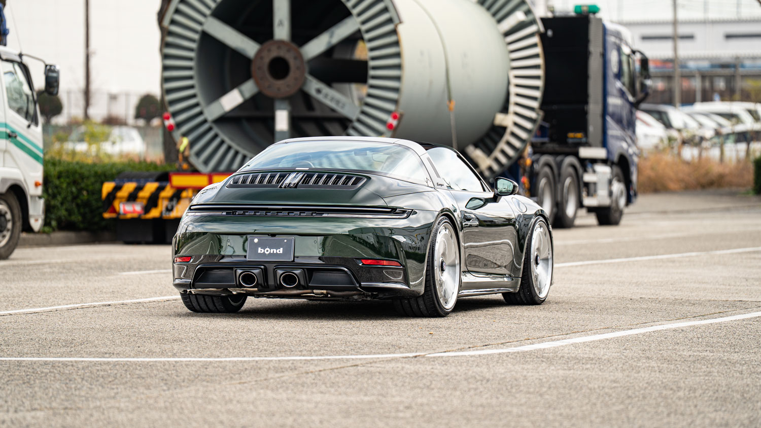 Porsche ポルシェ 992 992.2 タルガ4 GTS Targa ローダウン H&R HRE ホイール カスタム 名古屋