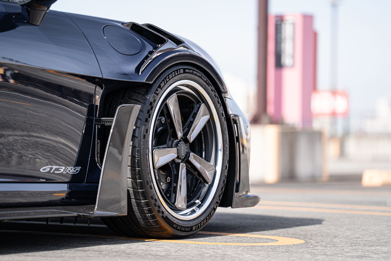 Porsche ポルシェ 992 GT3RS ローダウン PPF INOZETEK MVFORGED 1016industries ホイール マフラー ラッピング カスタム 名古屋