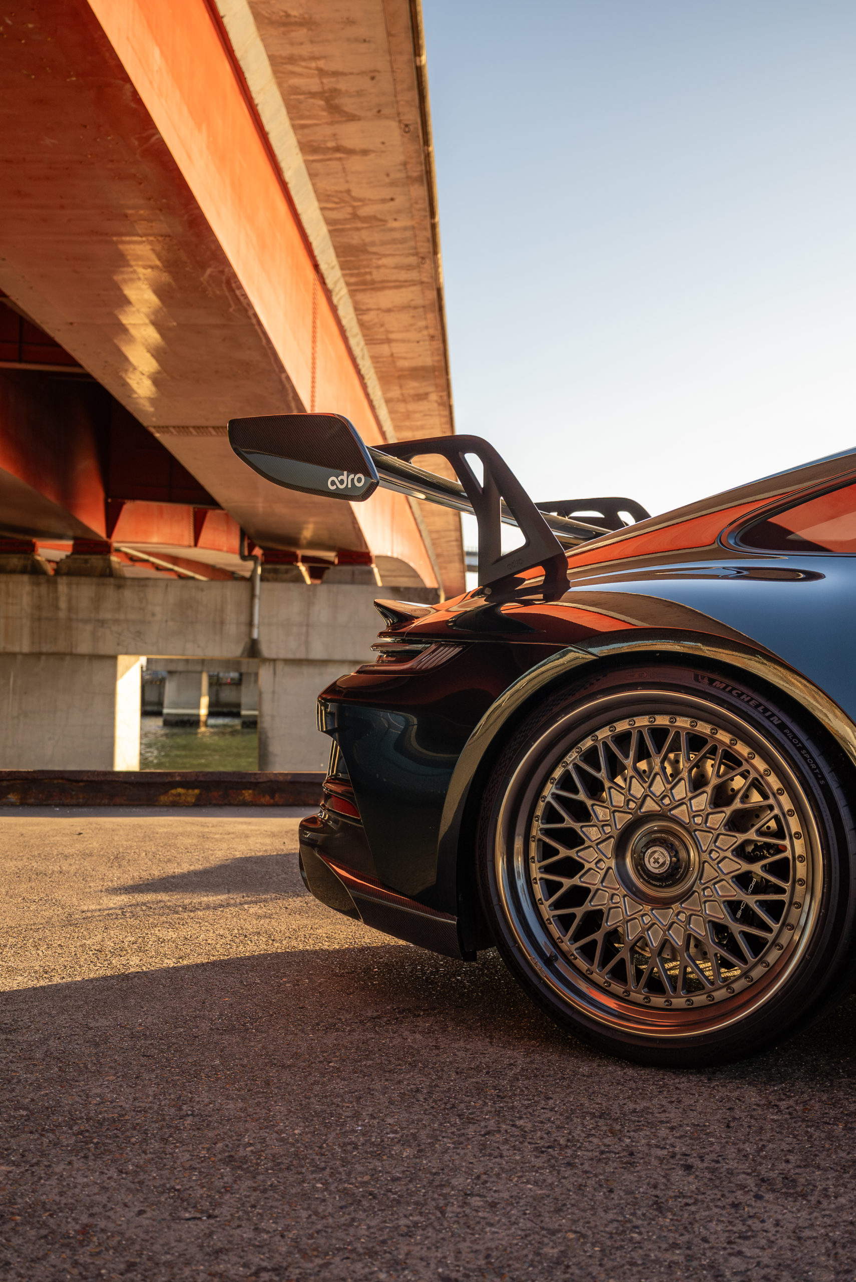 Porsche 911 992 992.1 GT3 adro inozetek HRE vintageseries 501 FMR ポルシェ エアロ エイドロ ラッピング DPPF カラープロテクションフィルム