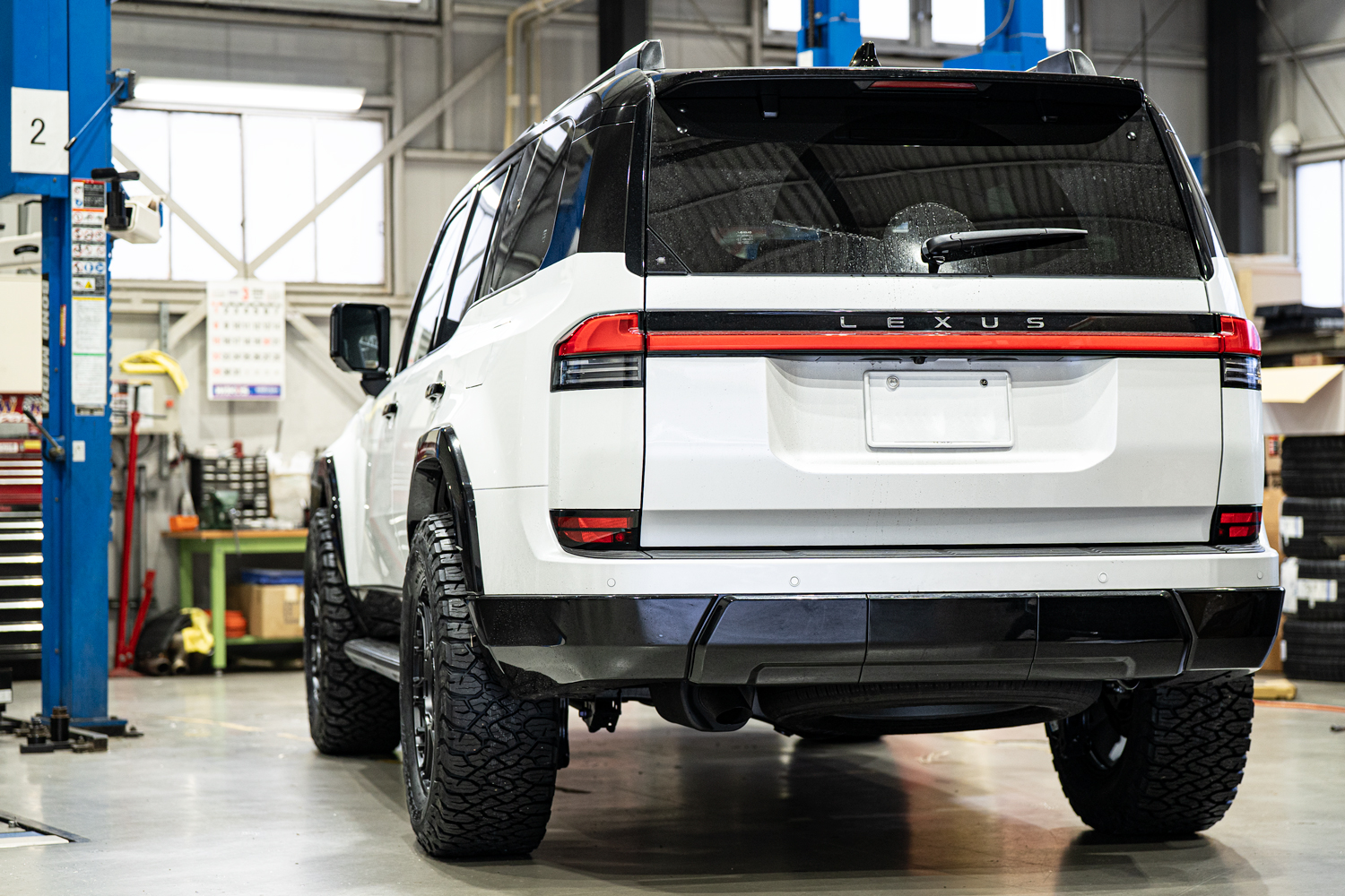 レクサス LEXUS GX550 オーバートレイル シボ取りペイント ルーフラッピング ホイール HRE フローフォーム FT1 20インチ カスタム 名古屋