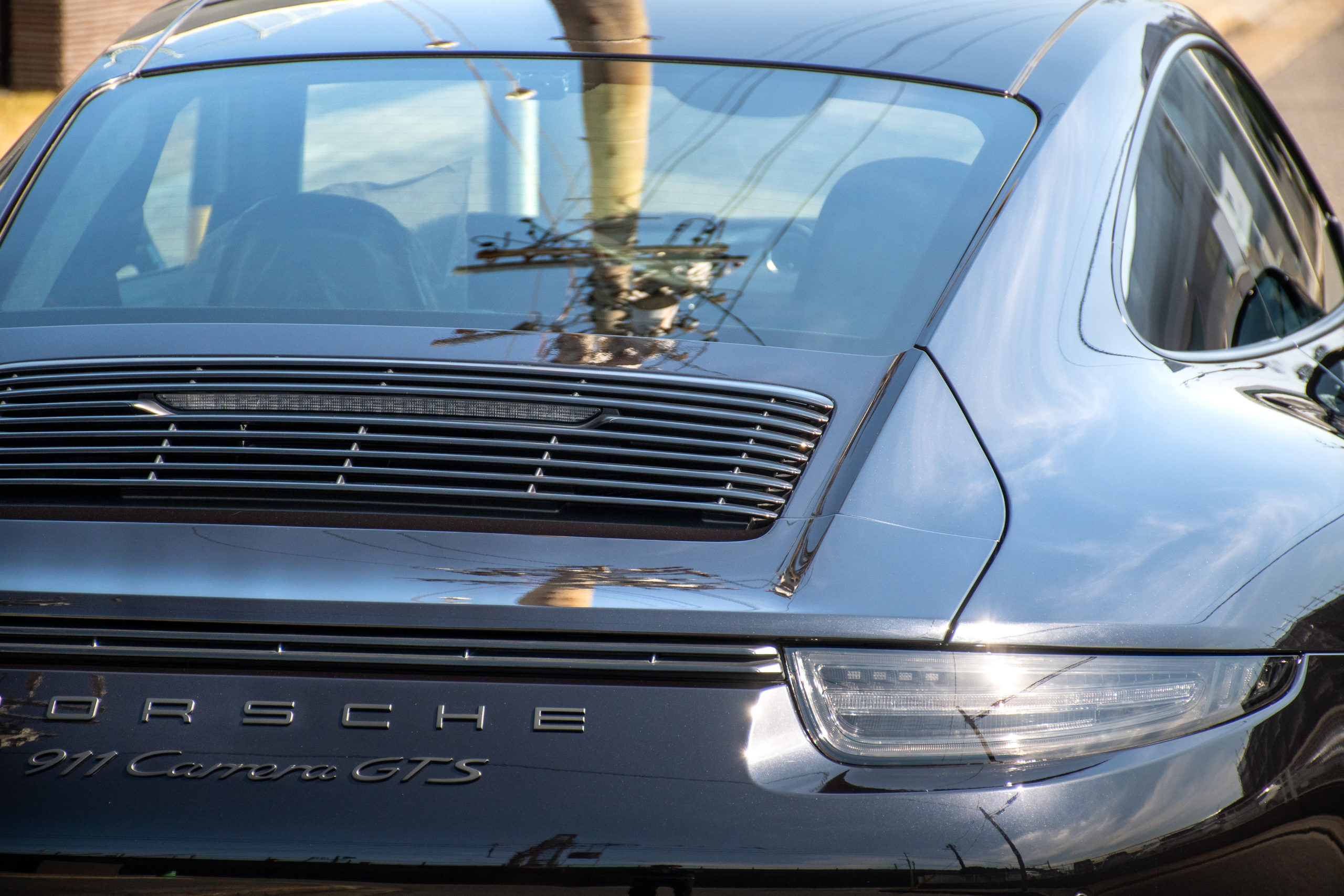 Porsche 911 991.1 GTS スモークフィルム施工 ポルシェ