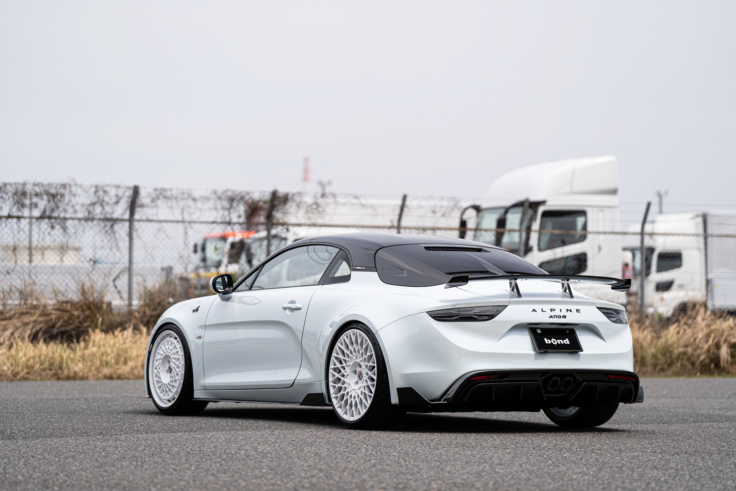 アルピーヌ　ALPINE　A110R　ローダウン　ダウンサス　ホイール　HRE　アメ鍛　インチアップ　カスタム　名古屋