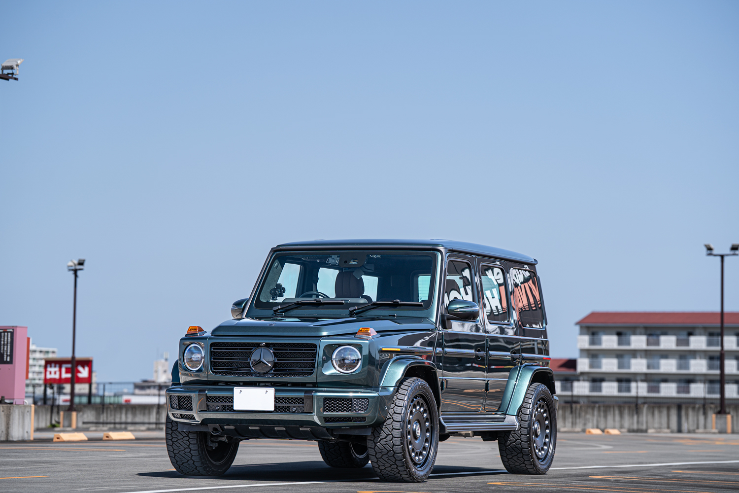 メルセデスベンツ MercedesBenz Gクラス G400d Gwagon HRE アメ鍛 22インチ クリアガラス カスタム 名古屋