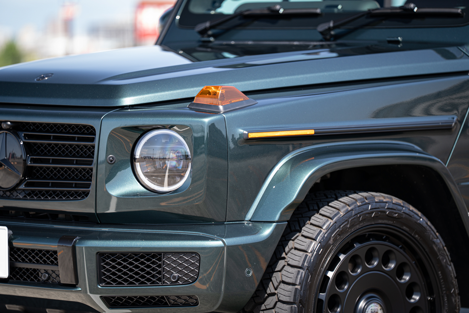 メルセデスベンツ MercedesBenz Gクラス G400d Gwagon HRE アメ鍛 22インチ クリアガラス カスタム 名古屋
