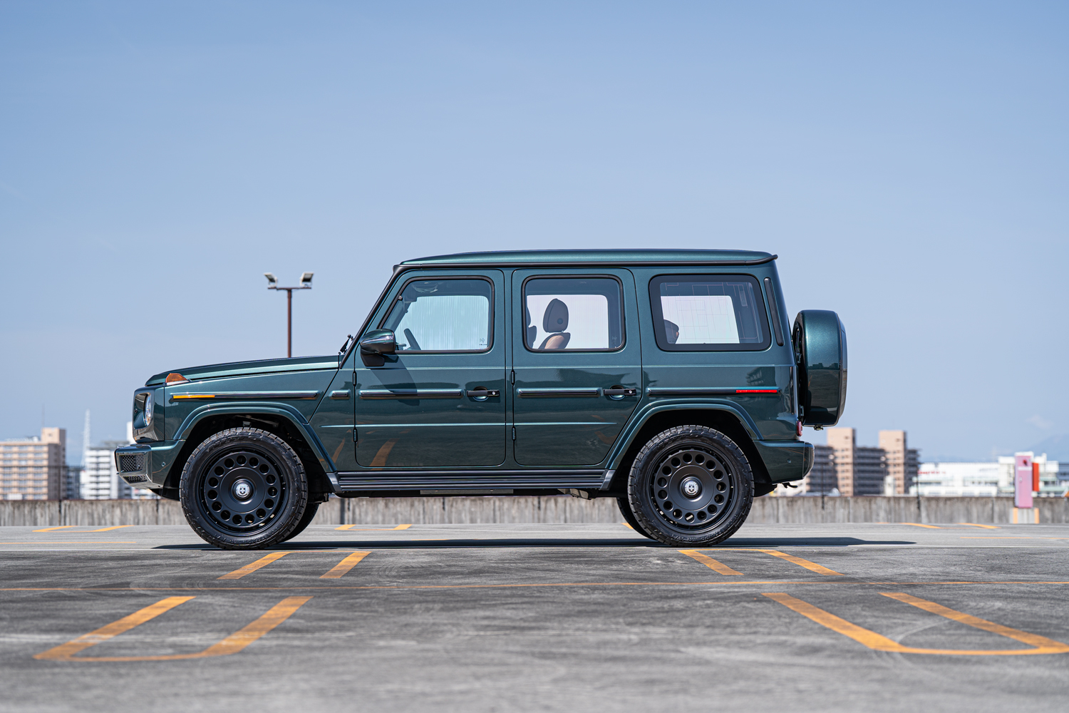 メルセデスベンツ MercedesBenz Gクラス G400d Gwagon HRE アメ鍛 22インチ クリアガラス カスタム 名古屋