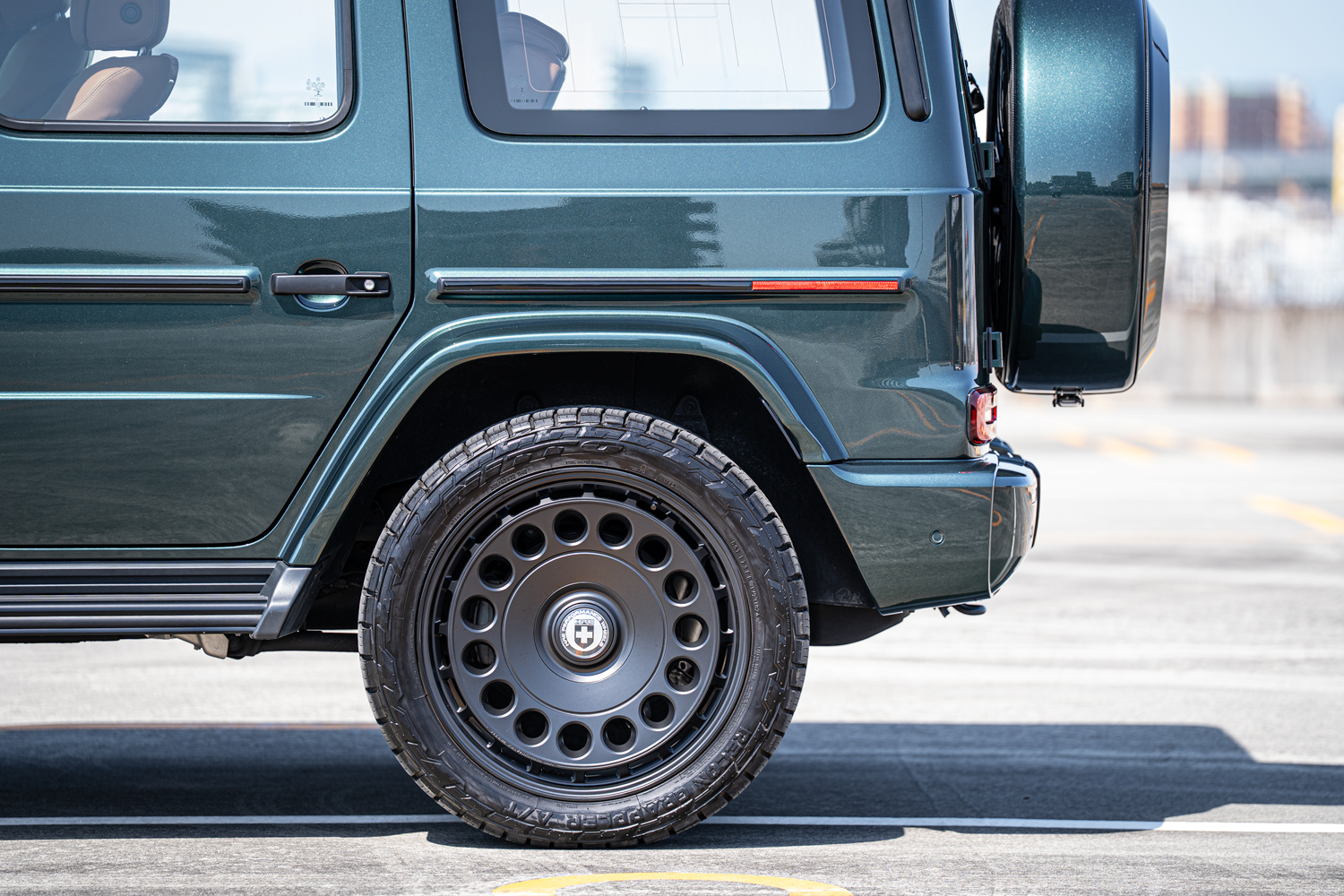 メルセデスベンツ MercedesBenz Gクラス G400d Gwagon HRE アメ鍛 22インチ クリアガラス カスタム 名古屋