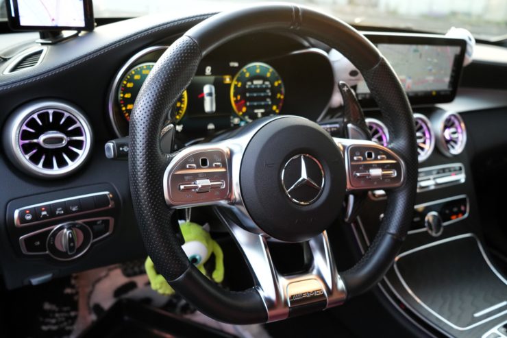 Mercedes AMG C43 　ステアリング　グリル　BBS