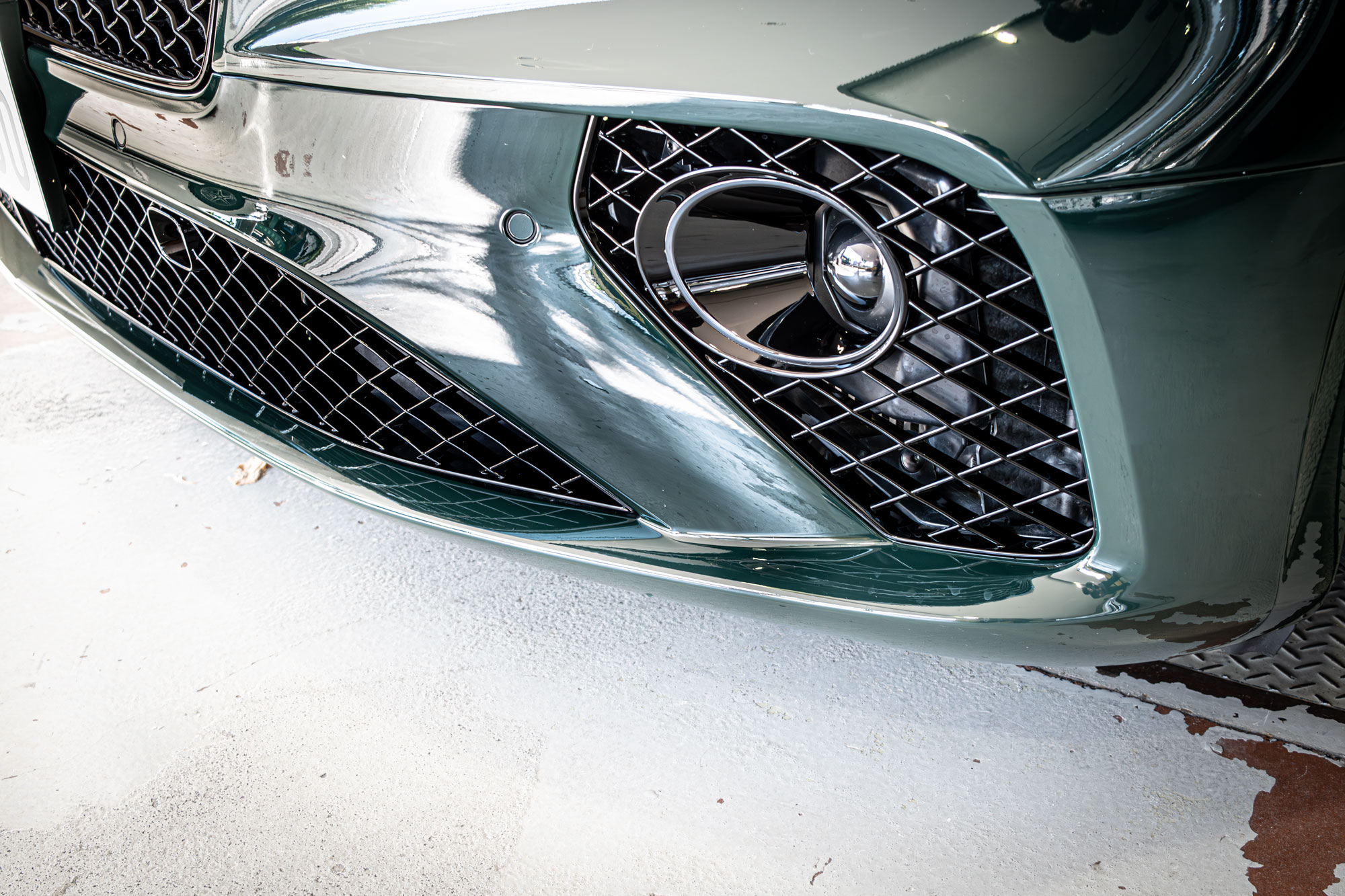 ベントレー　コンチネンタルGT カスタム　ローダウン　ブラックアウト　グリーン　プロテクションフィルム　Bentley Ｃontinental GT　Speed