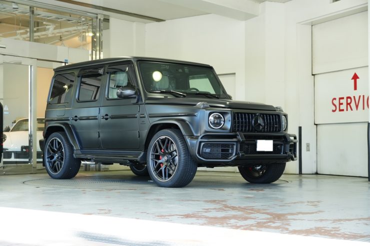 W463A　G63　カスタム　ブラックアウト　バンパーガード　ホイール