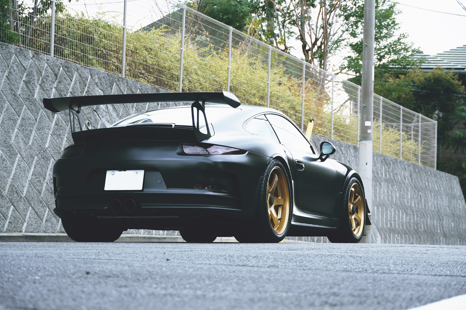 PORSCHE　GT3RS　GT3　911　ホイール　カスタム　アドバン　YOKOHAMA　bond