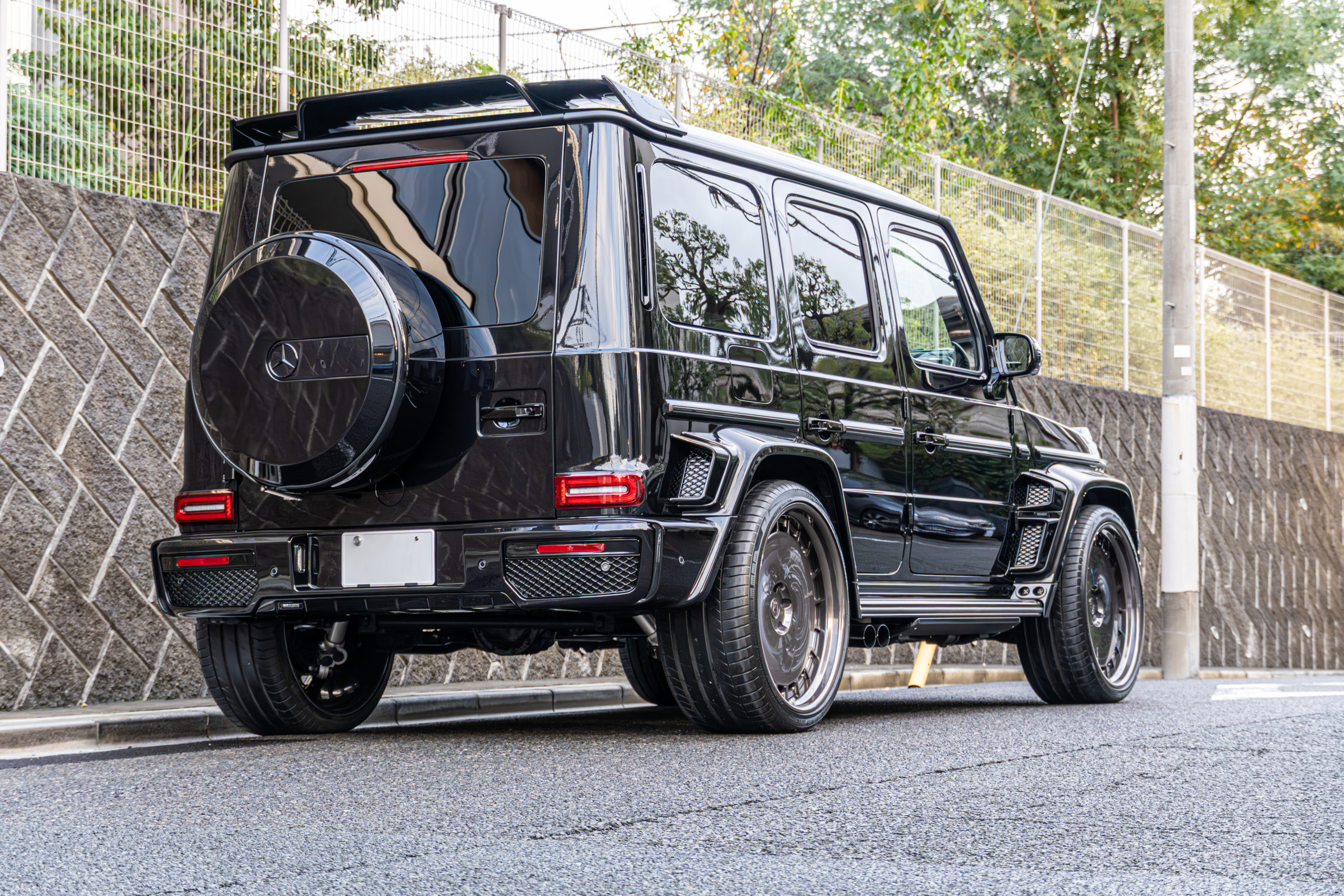 G63 BURABUS ブラバス　ワイドスター HREカスタム　935 VINTAGE ローダウン　ブラックアウト