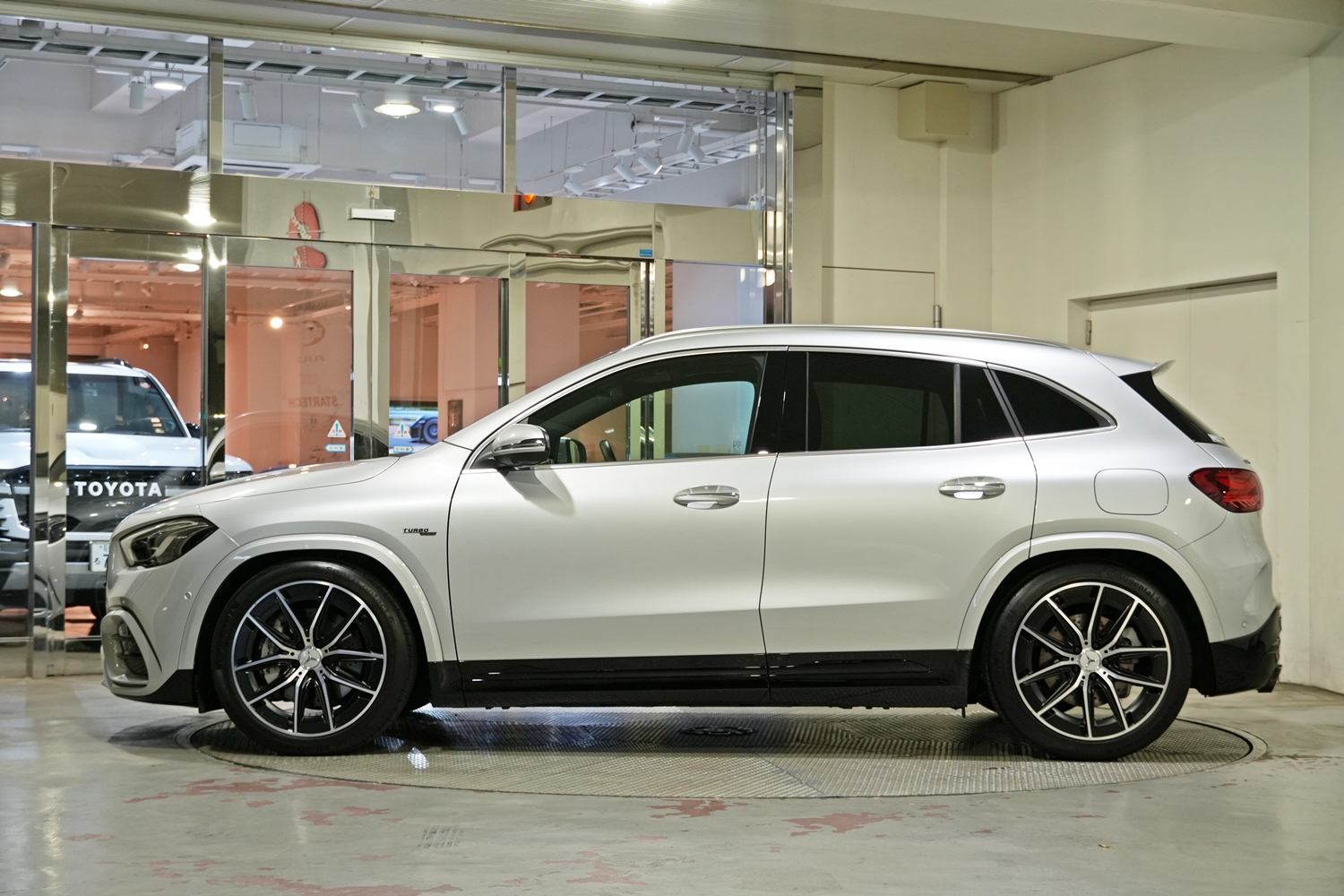 ベンツ　カスタム　ペイント　樹脂パーツペイント　ブラックアウト　ローダウン　ダウンサス　MSS　カスタム