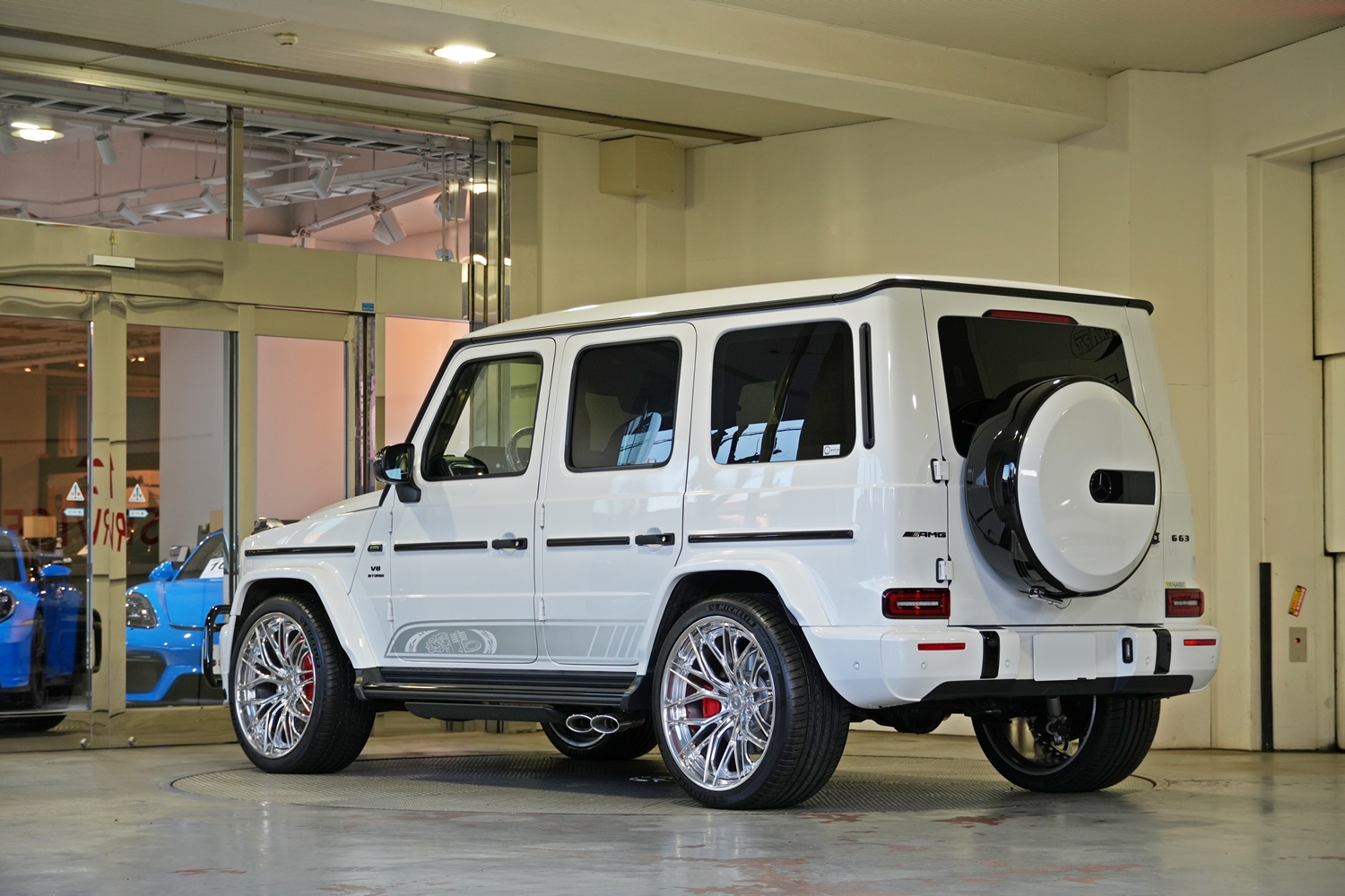 W463A　G63　G400　W465　Gクラス　カスタム　エアロ　バンパーガード　BRABUS　ブラバス　ホイール　23インチ　鍛造ホイール