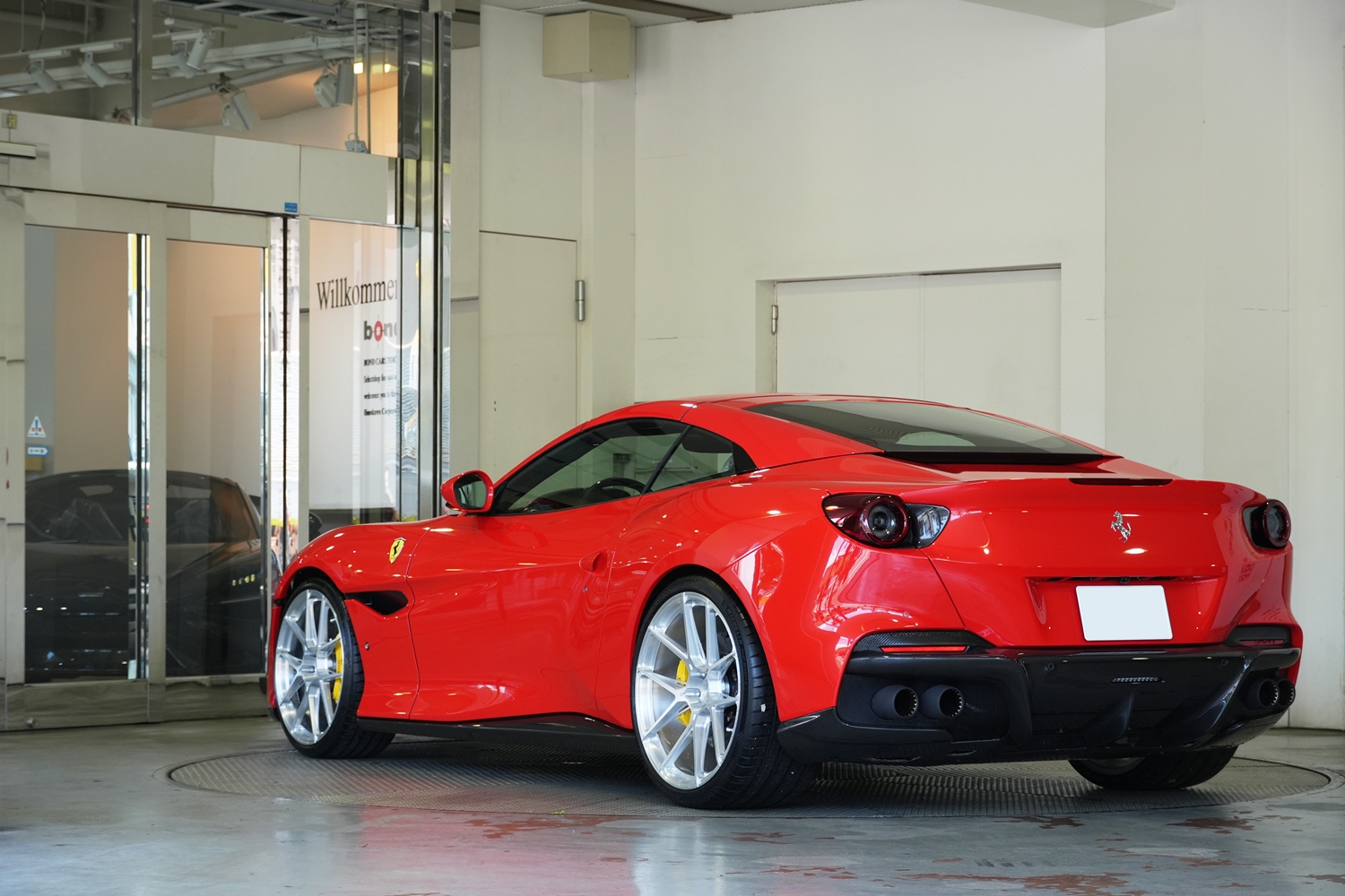 フェラーリ　カスタム　ポルトフィーノ　ホイール　鍛造ホイール　ローダウン　22インチ　BC FORGED　プロテクションフィルム