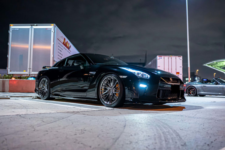 GTR カスタム R35 ROHAN ROBERUTA HRE S101MAXTON FOREGED カーボン 21インチ ローダウン AL13