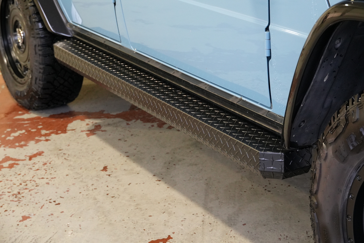 W463　Gクラス　カスタム　サイドステップ　アルミサイドステップ　無加工　非常階段