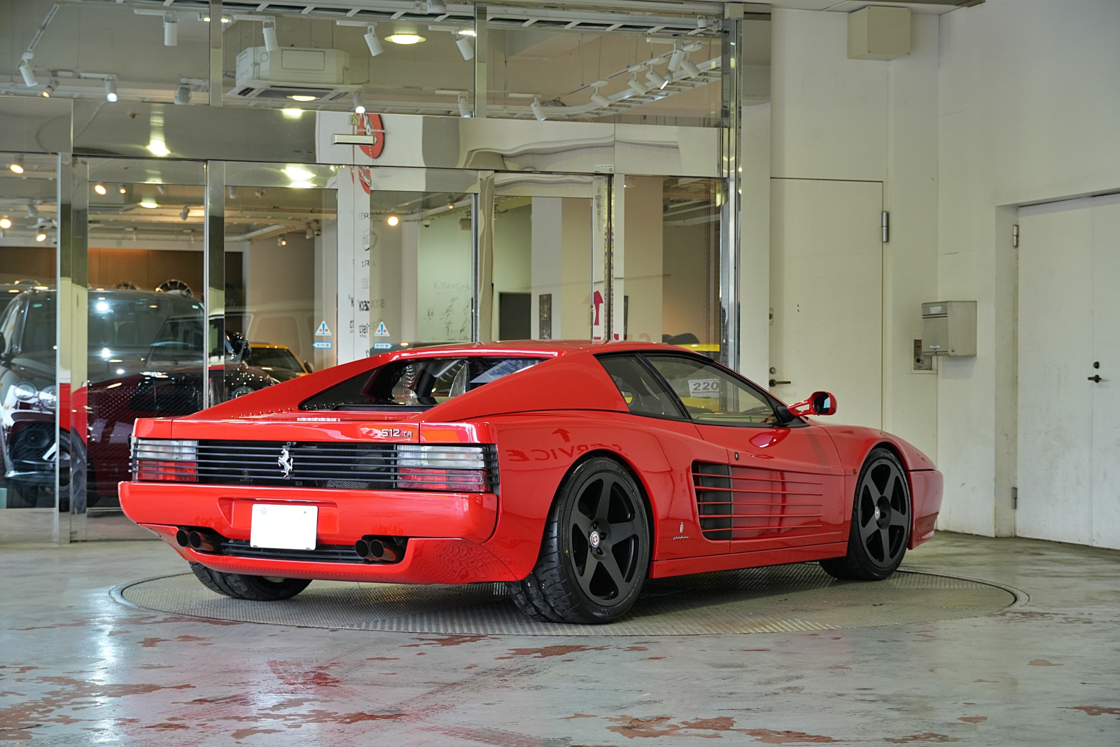 フェラーリ　ホイール　HRE　鍛造　512TR　355　カスタム　ローダウン