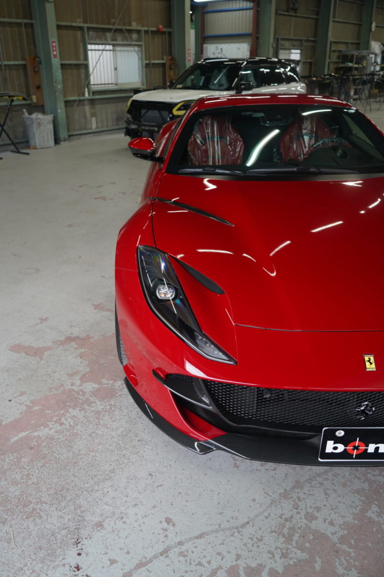 フェラーリ、812GTS   、ガラスコーティング、bond、bond body,
bond polish