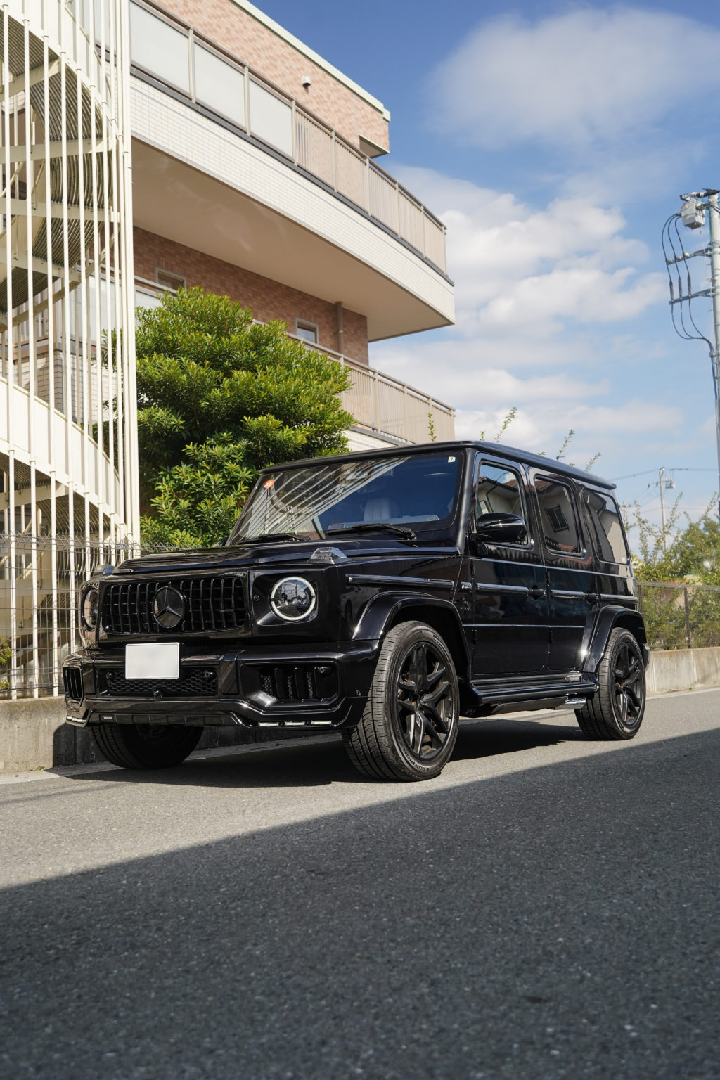 ゲレンデ G63 ブラバス BRABUS シボ取りペイント カスタム ブラックアウト