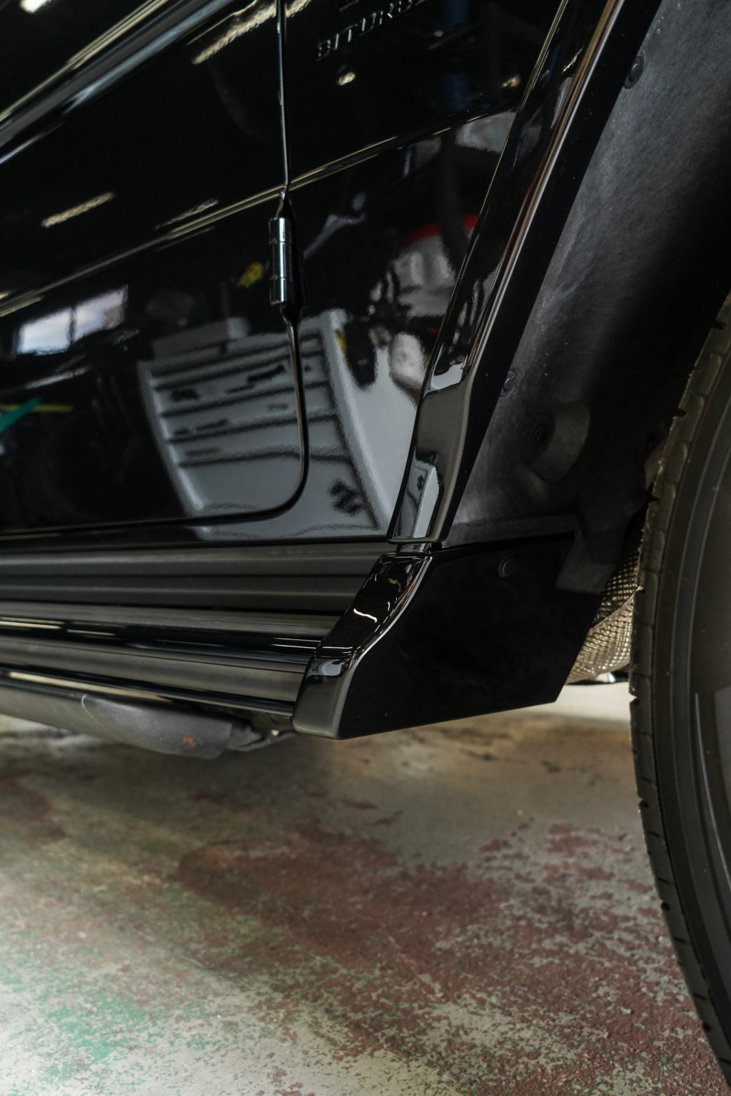 ゲレンデ G63 ブラバス BRABUS シボ取りペイント カスタム ブラックアウト