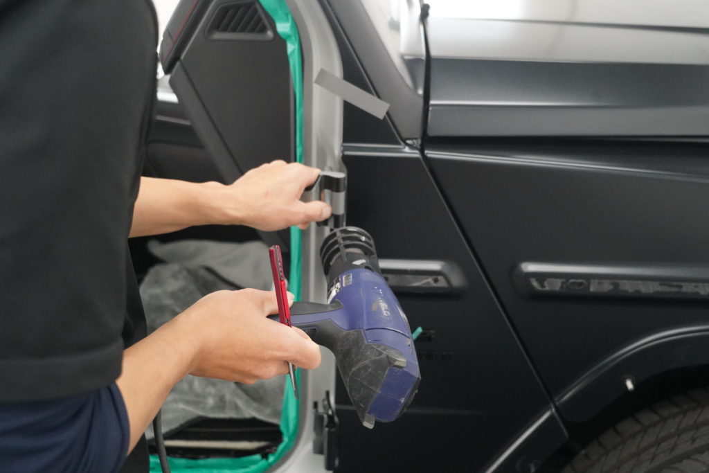 ラッピング、Gクラス、サイドステップ、Bond、bondbody、マットブラック、カラーPPF、イノゼテック、PPF