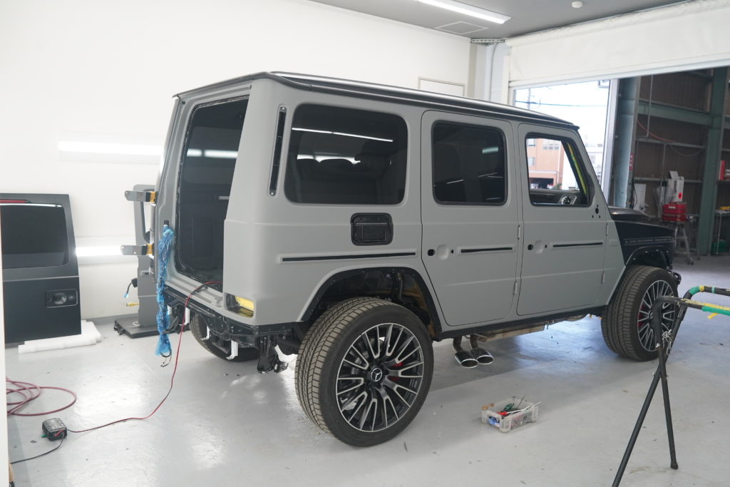 W465 G63 ラッピング INOZETEK FROZEN MATTE SHARK GREY