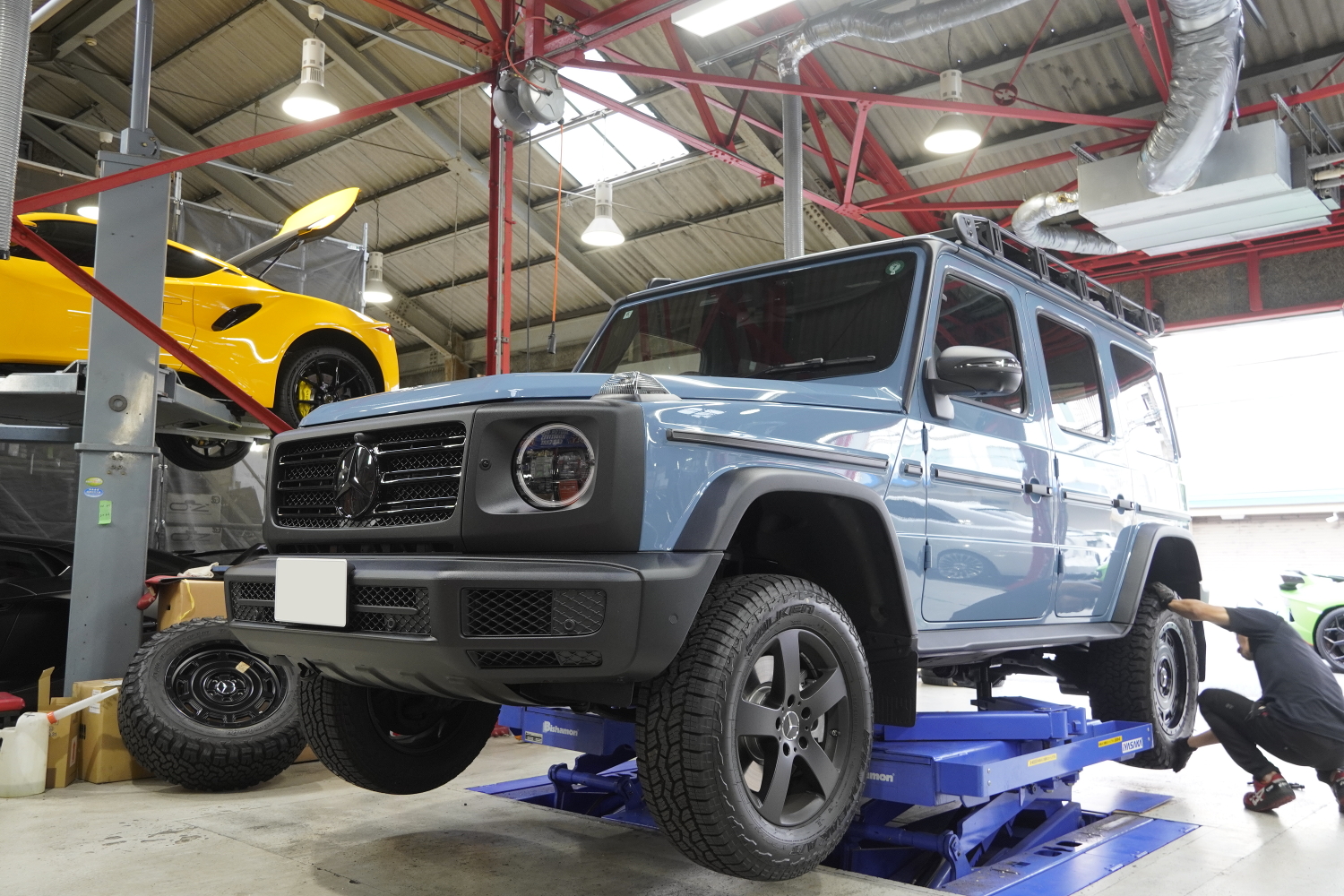 G400d　プロフェッショナル　fuss ホイール交換　カスタム