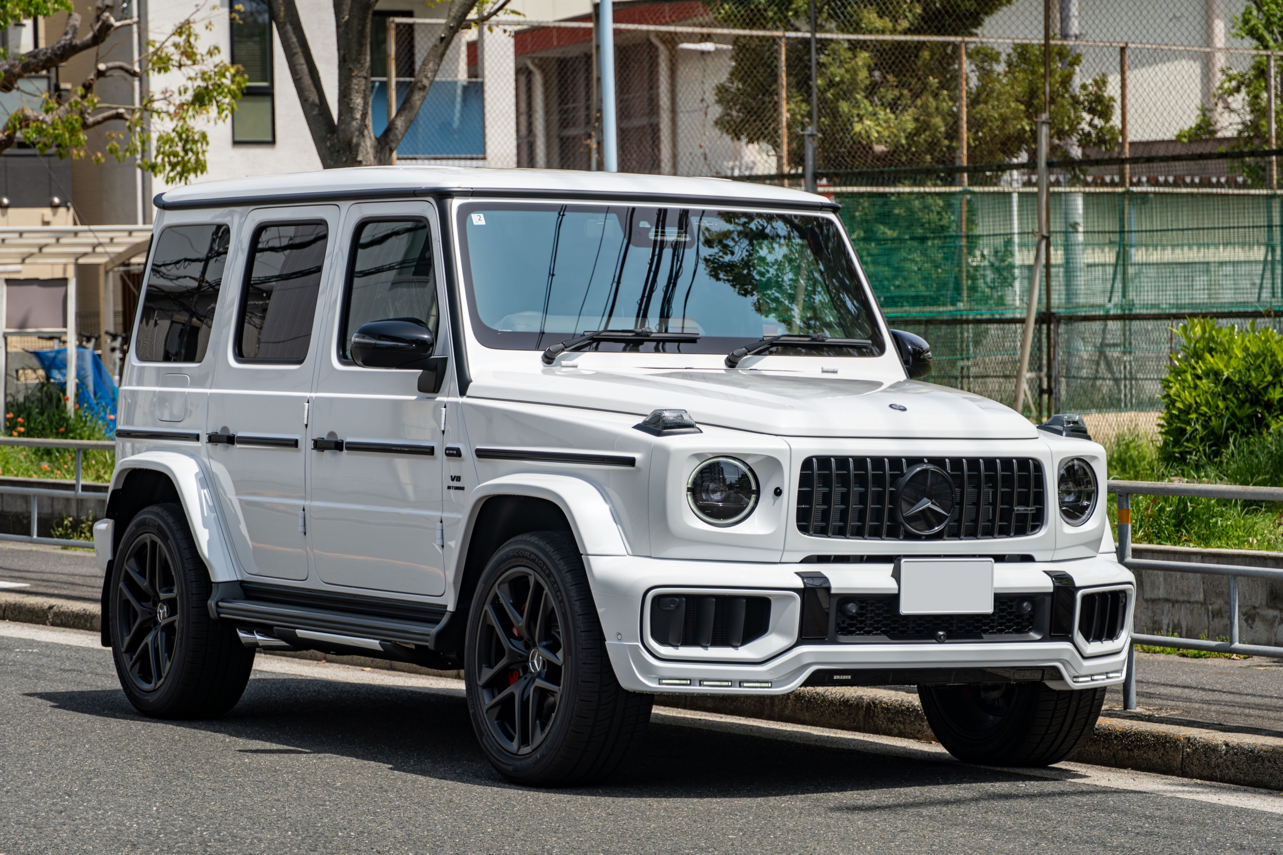 W465 G63 AMG×BRABUS フロントスポイラー　ゲレンデ ボンド大阪