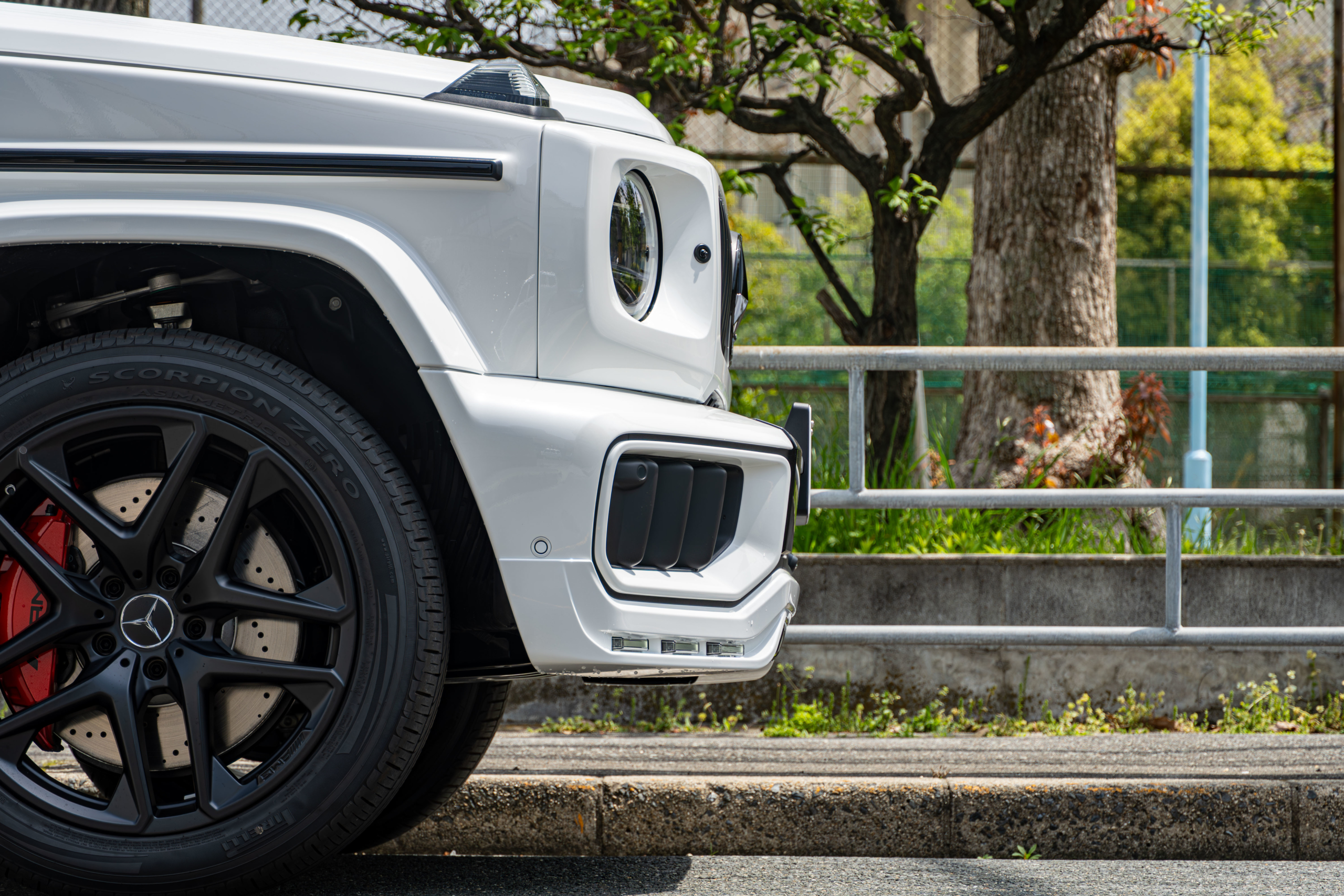 W465 G63 AMG×BRABUS フロントスポイラー　ゲレンデ ボンド大阪