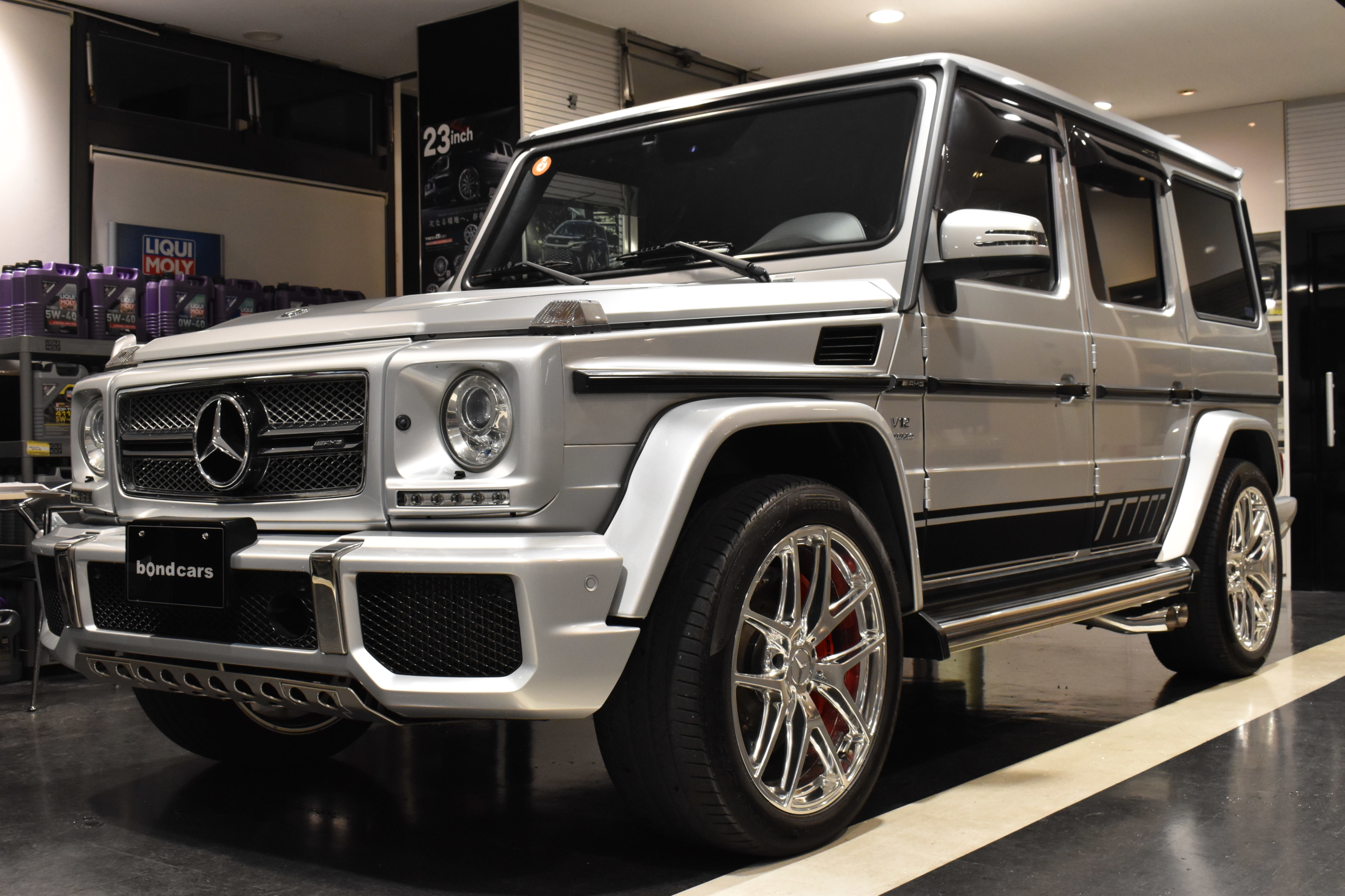 Ｇ６５　Ｖ１２エンジン　ブラバスマフラー　メッキグリル／ホイール　IIDサスペンション　ＥＤ４６３デカール　ｄｅｓｉｇｎｏエクスクルーシブインテリアＰＫＧ（ダイヤモンドステッチ／ｄｅｓｉｇｎｏレザーシート・ダッシュボード