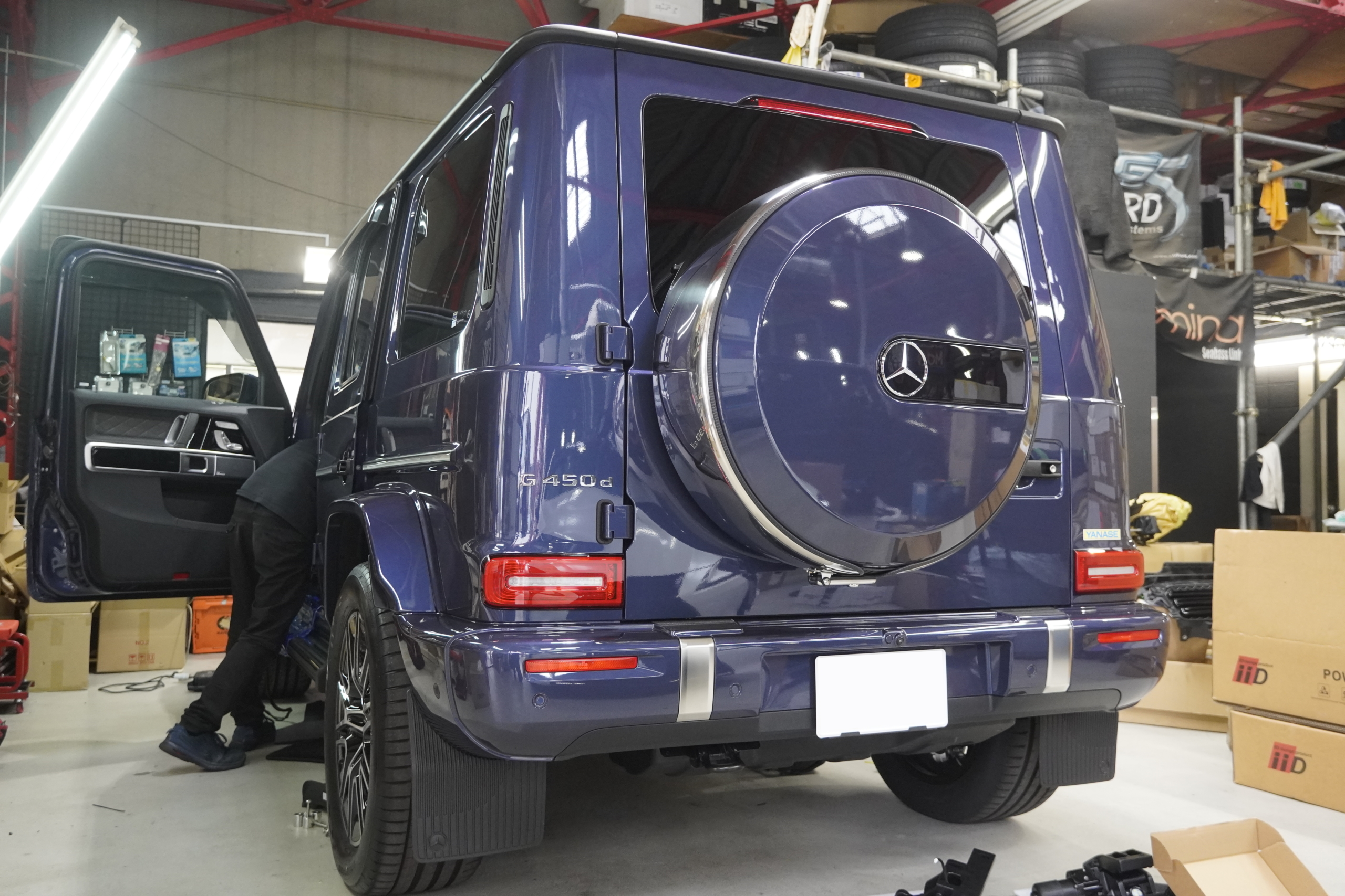 W465 W463A G63 G450d Gクラス　電動サイドステップ　カスタム