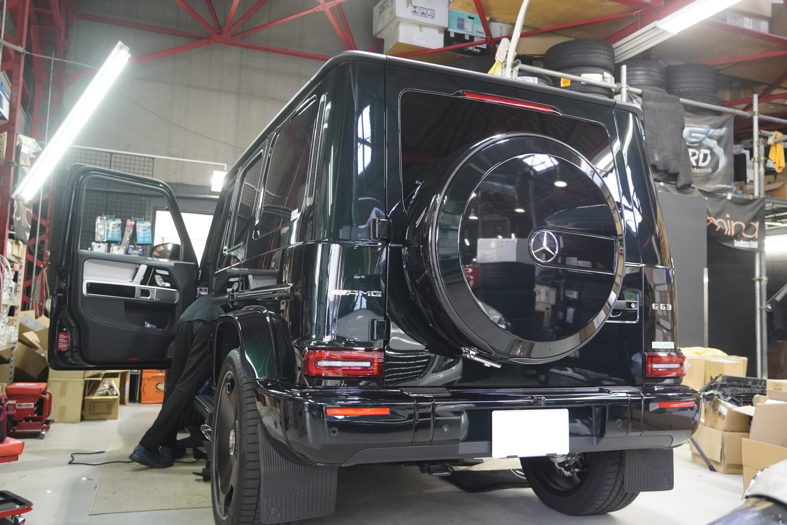 W465 W463A G63 G450d Gクラス　電動サイドステップ　カスタム