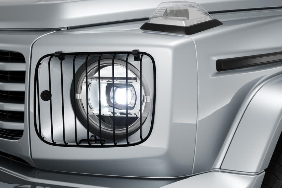 W465 ヘッドライトガード ナンバーステー カスタム