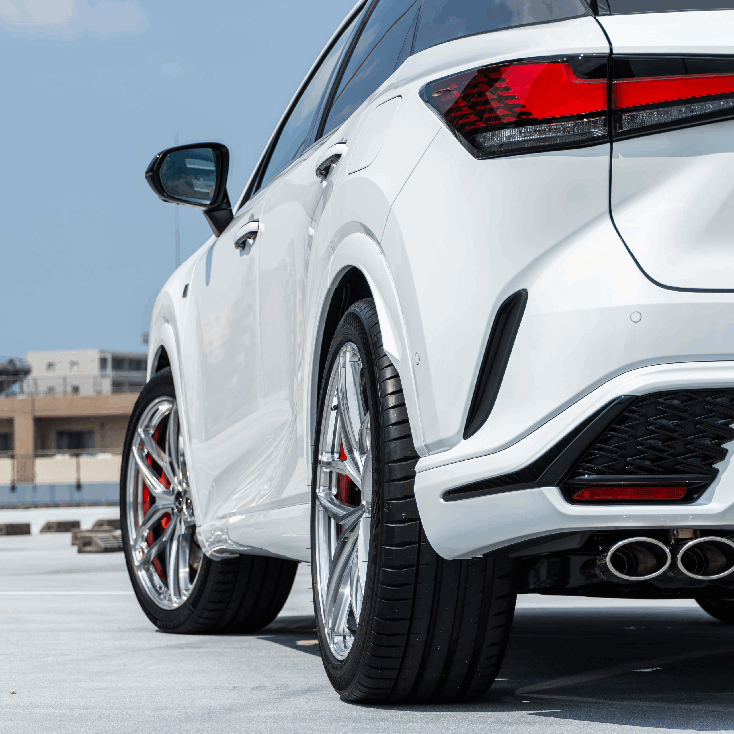 レクサス RX500h BCforged 22インチ ローダウン カスタム